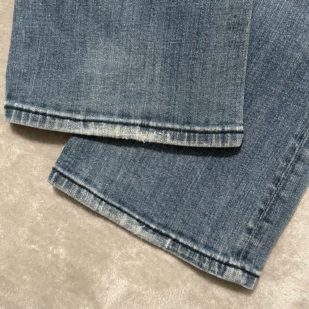 Miss Me Boot Cut Jeans with Embellished Back Pockets - Light Blue Denim - Picture 4 of 14